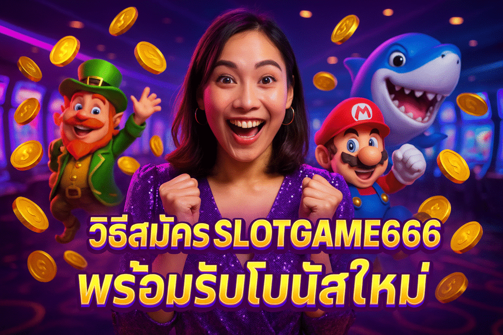 วิธีสมัคร SLOTGAME666 พร้อมรับโบนัสใหม่