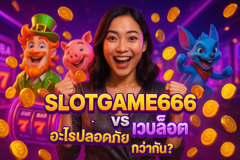 SLOTGAME666 vs เว็บสล็อต อะไรปลอดภัยกว่ากัน?