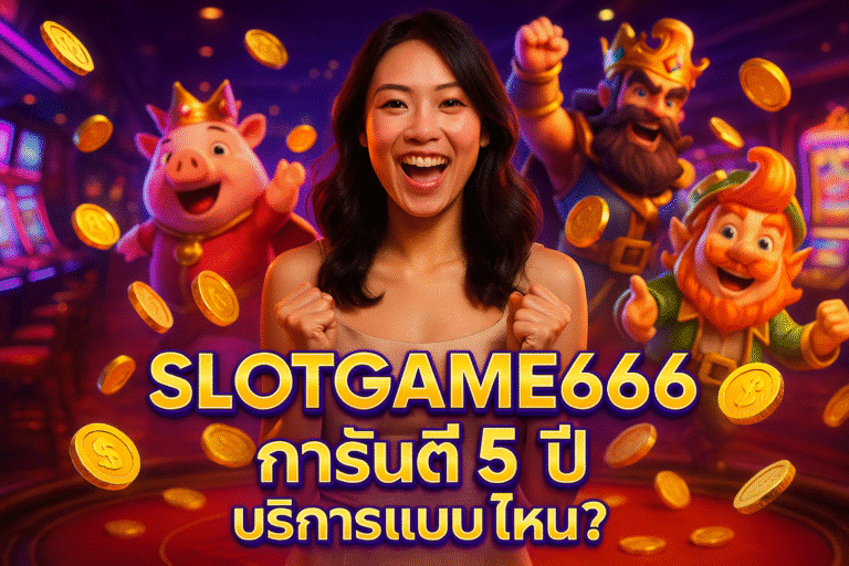 SLOTGAME666 การันตี 5 ปี บริการแบบไหน?